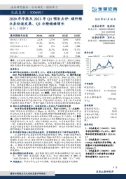 2020年年报及2021年Q1预告点评：碳纤维业务快速发展，Q1业绩稳健增长