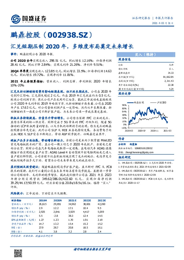 汇兑短期压制2020年，多维度布局奠定未来增长