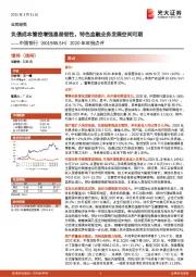 2020年年报点评：负债成本管控增强息差韧性，特色金融业务发展空间可期