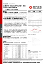 海通证券2020年年报点评：业绩小增+ROE低于可比头部，多重风险因素夹击估值破净