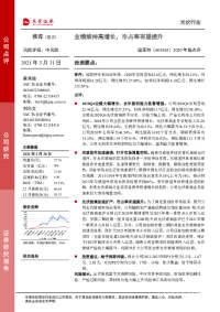 2020年报点评:业绩维持高增长,市占率有望提升
