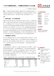 下半年业绩较快增长,产能释放有望助力公司发展