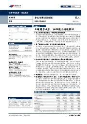 2020年年报点评:业绩稳步成长,拓品能力持续验证
