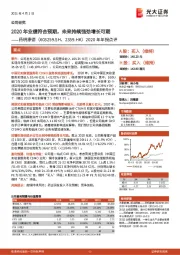 2020年年报点评：2020年业绩符合预期，未来持续强劲增长可期