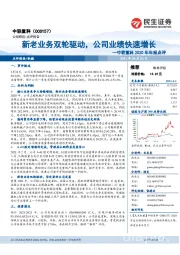 中联重科2020年年报点评：新老业务双轮驱动，公司业绩快速增长