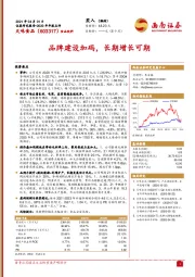 品牌建设加码，长期增长可期