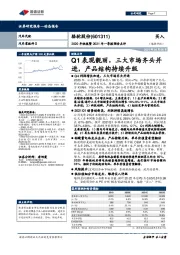 2020年快报暨2021年一季报预告点评：Q1表现靓丽，三大市场齐头并进，产品结构持续升级