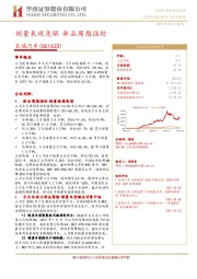销量表现亮眼 新品周期强劲