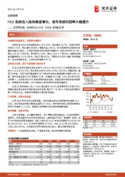 2020年报点评：FAO系统收入维持高速增长，信号系统利润率大幅提升