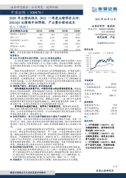 2020年业绩快报及2021一季度业绩预告点评:2021Q1业绩超市场预期,产业整合驱动成长