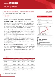 2020年年度报告点评：异质结整线设备先驱，20年业绩符合预期