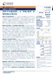 2020年业绩高增长，以“控制+驱动”向整体解决方案升级