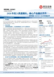2020年年报点评：2020年收入高速增长，核心产品量价齐升