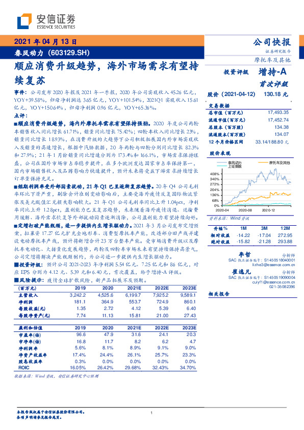 顺应消费升级趋势，海外市场需求有望持续复苏