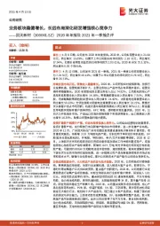 2020年年报及2021年一季报点评：业务板块稳健增长，长远布局深化研发增强核心竞争力