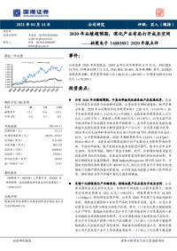 2020年报点评:2020年业绩超预期,深化产业布局打开成长空间