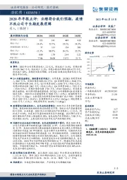 2020年年报点评:业绩符合我们预期,疫情不改公司中长期发展逻辑