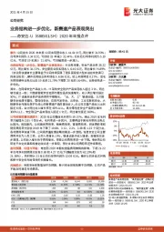 2020年年报点评：业务结构进一步优化，新赛道产品表现突出