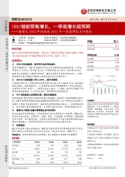英维克2020年快报和2021年一季报预告点评报告:IDC/储能等高增长,一季报增长超预期