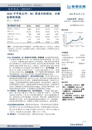 2020年年报点评:BC渠道双轮驱动,业绩高增超预期