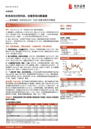 2020年度业绩点评报告：财务信用优势明显，经营表现均衡稳健