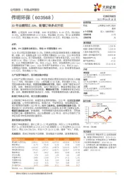 20年业绩同比29%，新增订单多点开花