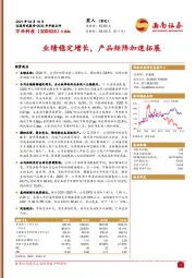 2020年年报点评：业绩稳定增长，产品矩阵加速拓展