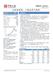 业绩超预期,六氟高景气持续