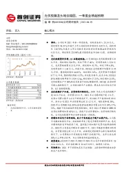 公司简评报告：光伏胶膜龙头地位稳固，一季度业绩超预期