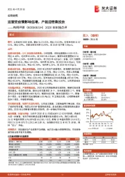 2020年年报点评:运营受疫情影响低增,产能迎密集投放
