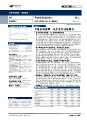 2020年年报及2021年一季报点评:业绩表现亮眼,成长空间持续释放