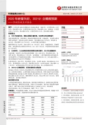 华测检测点评报告:2020年经营向好,2021Q1业绩超预期