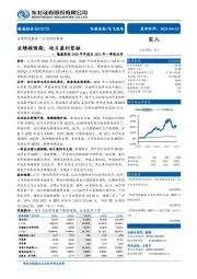 隆基股份2020年年报及2021年一季报点评：业绩超预期，硅片盈利坚挺