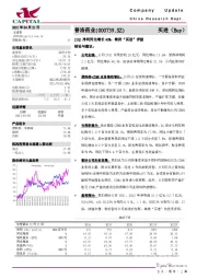 21Q1净利同比增长40%，维持“买进”评级