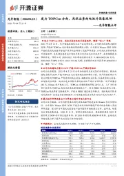 先导智能点评：发力TOPCon方向，光伏业务向电池片设备延伸