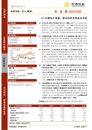 Q1业绩低于预期，影响因素有望逐步消退