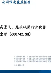 醋酸持续高景气,龙头巩固行业优势