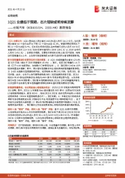 跟踪报告：1Q21业绩低于预期，芯片短缺或将持续发酵