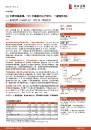 2021年一季报点评:Q1业绩持续高增,PVC手套降价压力较大,丁腈强劲依旧