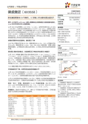 多因素短暂影响20年盈利，21轻装上阵业绩有望加速回升