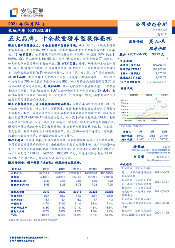 五大品牌，十余款重磅车型集体亮相