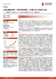 2020年年报和2021年一季报点评:主营业绩稳定提升,单季利润创新高,公司着力全产业链优化升级