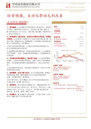 经营稳健,自动化带动毛利改善