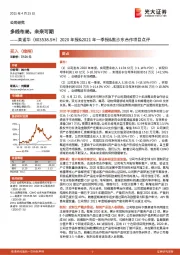 2020年报&2021年一季报&默沙东合作项目点评：多线布局，未来可期