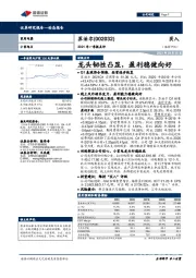 2021年一季报点评:龙头韧性凸显,盈利稳健向好