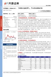 公司信息更新报告：下游需求高度景气，产品布局持续扩张