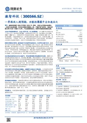 一季报收入超预期，功能性薄膜平台加速壮大