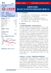 业绩符合预期，国内发行及自研项目有望成为新业绩增长点