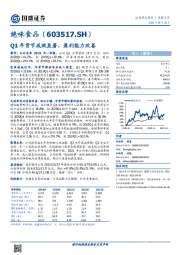 Q1年货节成效显著，盈利能力改善