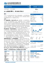 Q1业绩稳步攀升，两化融合再添力